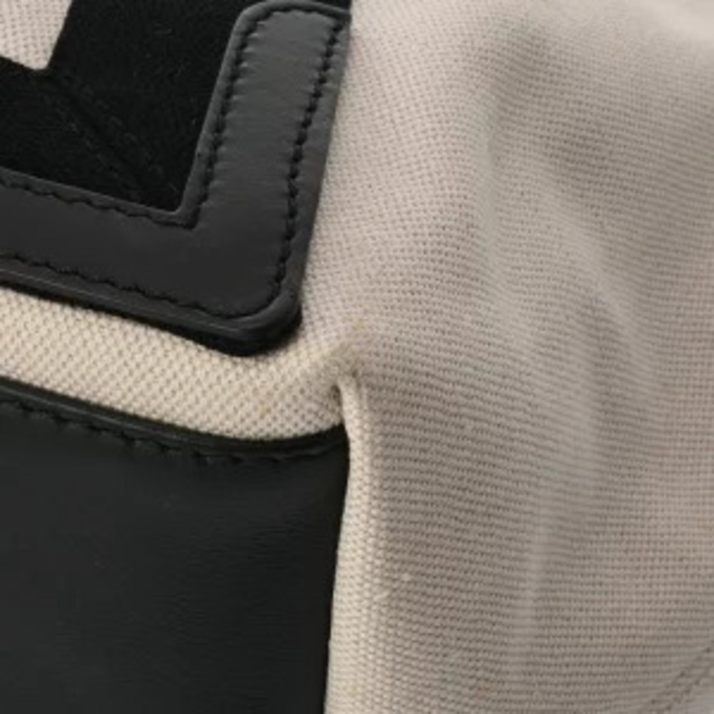 Balenciaga Navy Blue Cabas White Black Canvas Leather Handbag - Picture 7 of 9